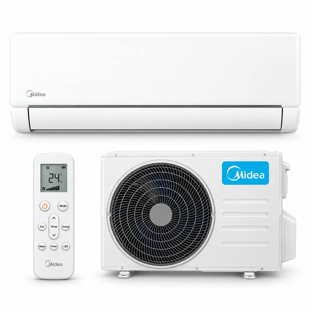 Midea 9 000BTU Unicool White Inverter R32 Midwall Split Air Conditioner (Wi-Fi)